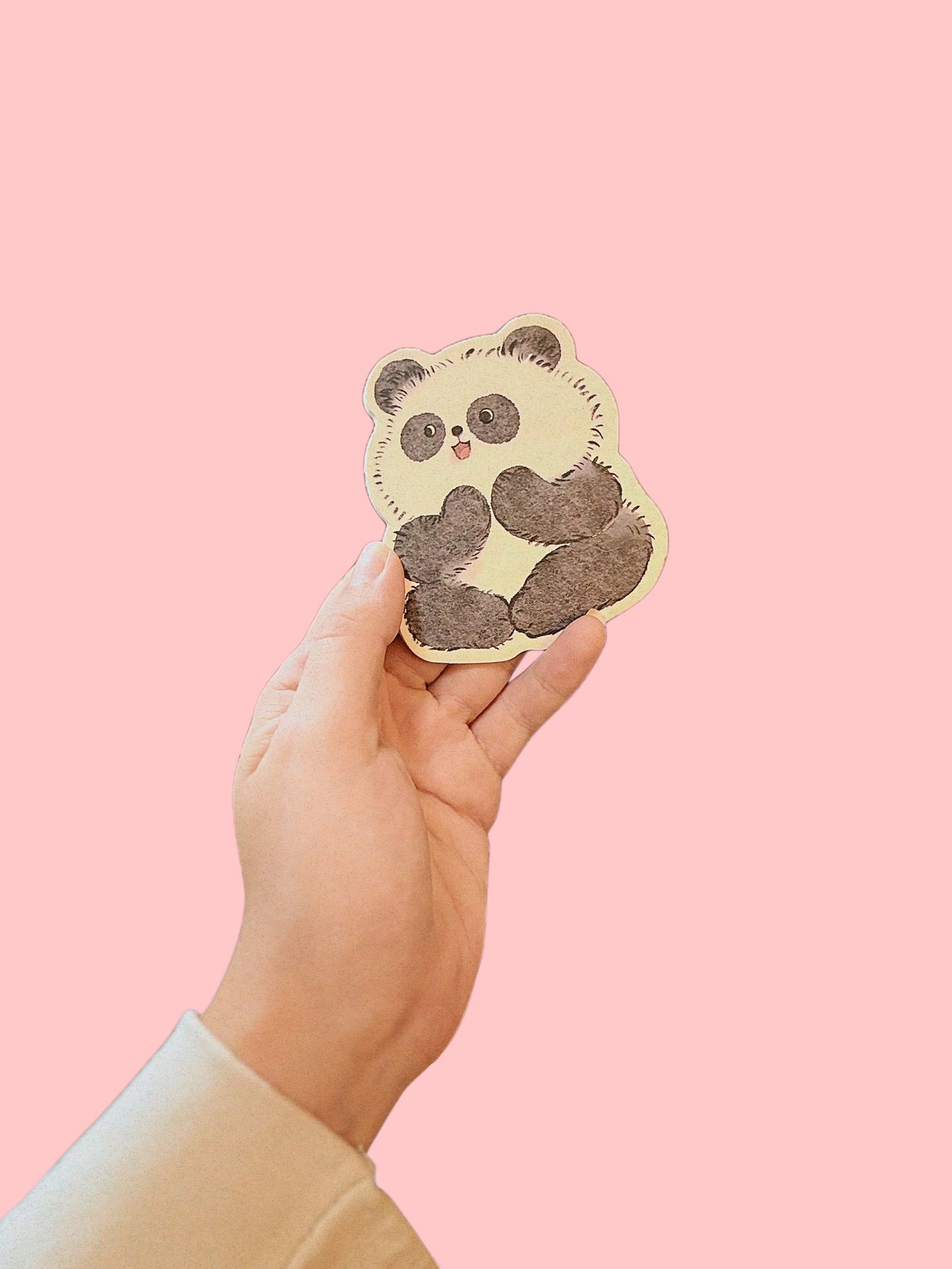chubby panda sticky note