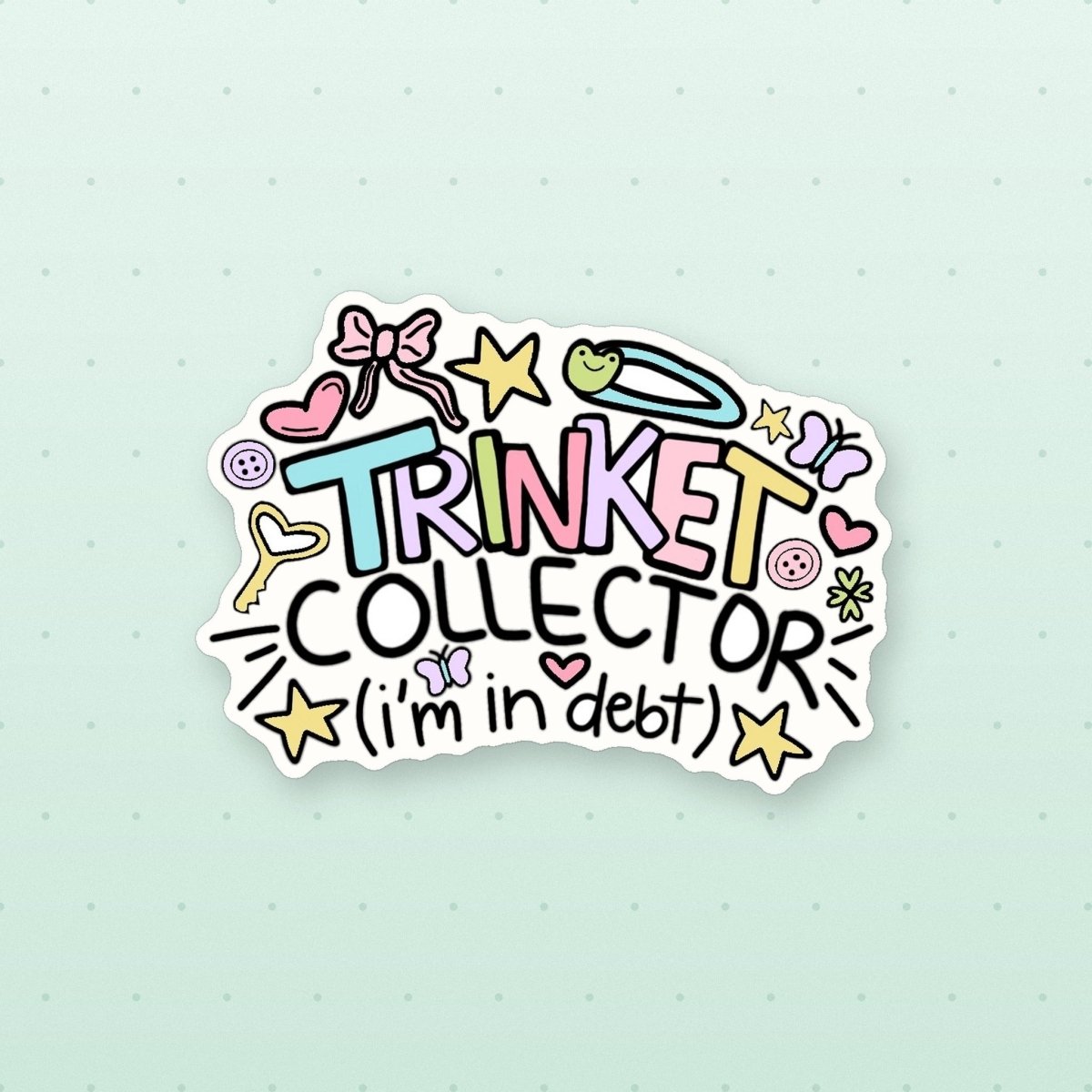trinket collector sticker