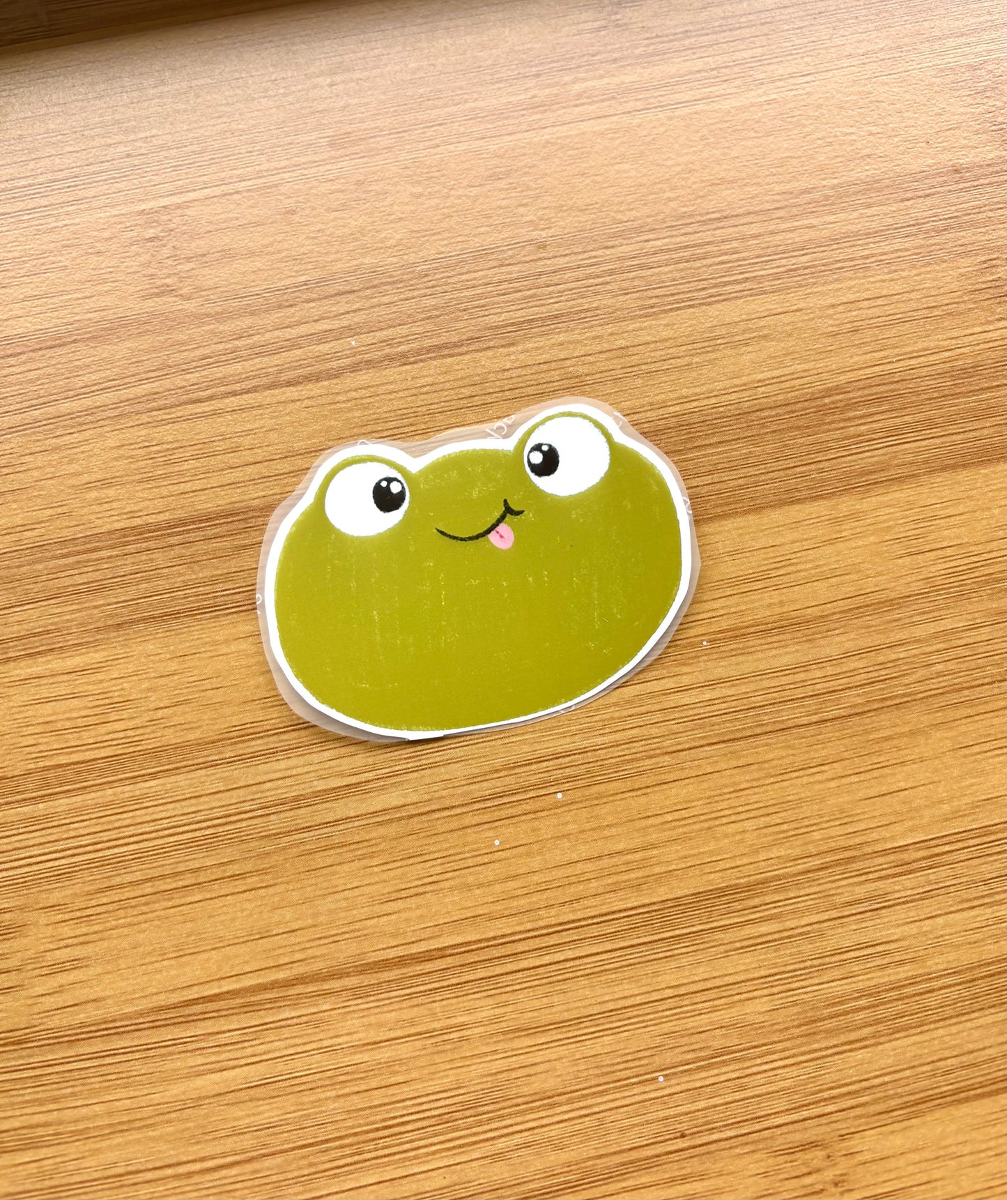 silly frog sticker