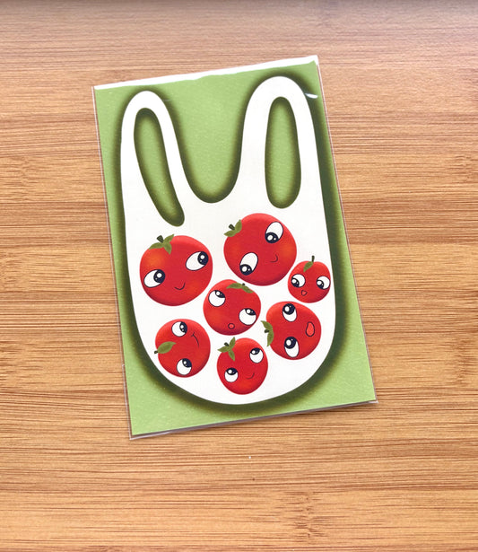 tomato bag art print
