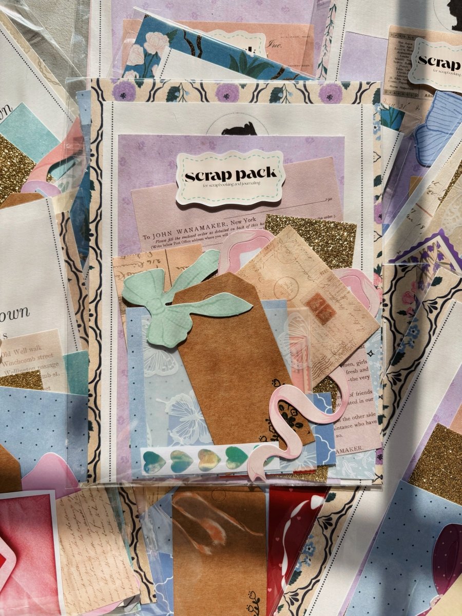 regency elegance scrap pack - romantic regency journal ephemera kit - happy doodle studio