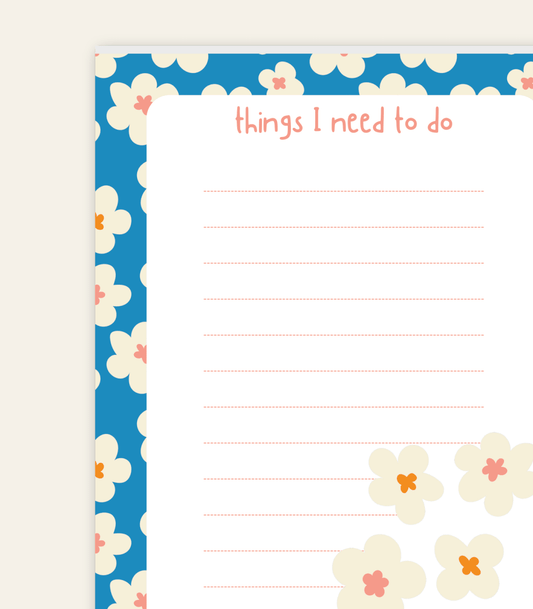 things i need to do notepad
