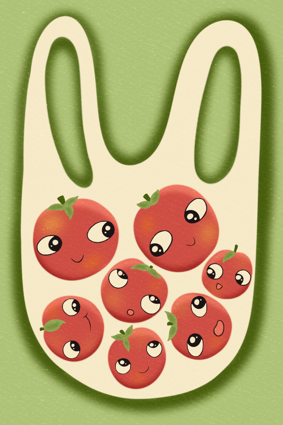 tomato bag sticker