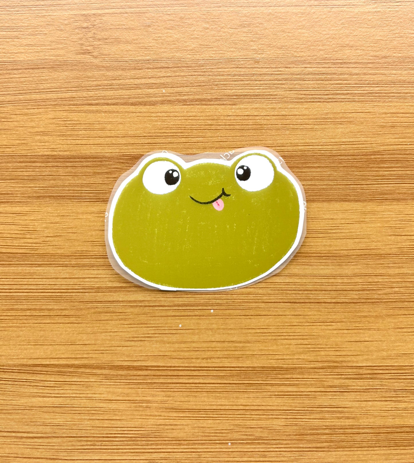 silly frog sticker