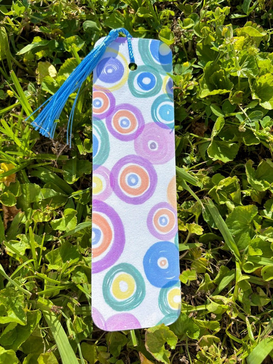 retro bullseye bookmark
