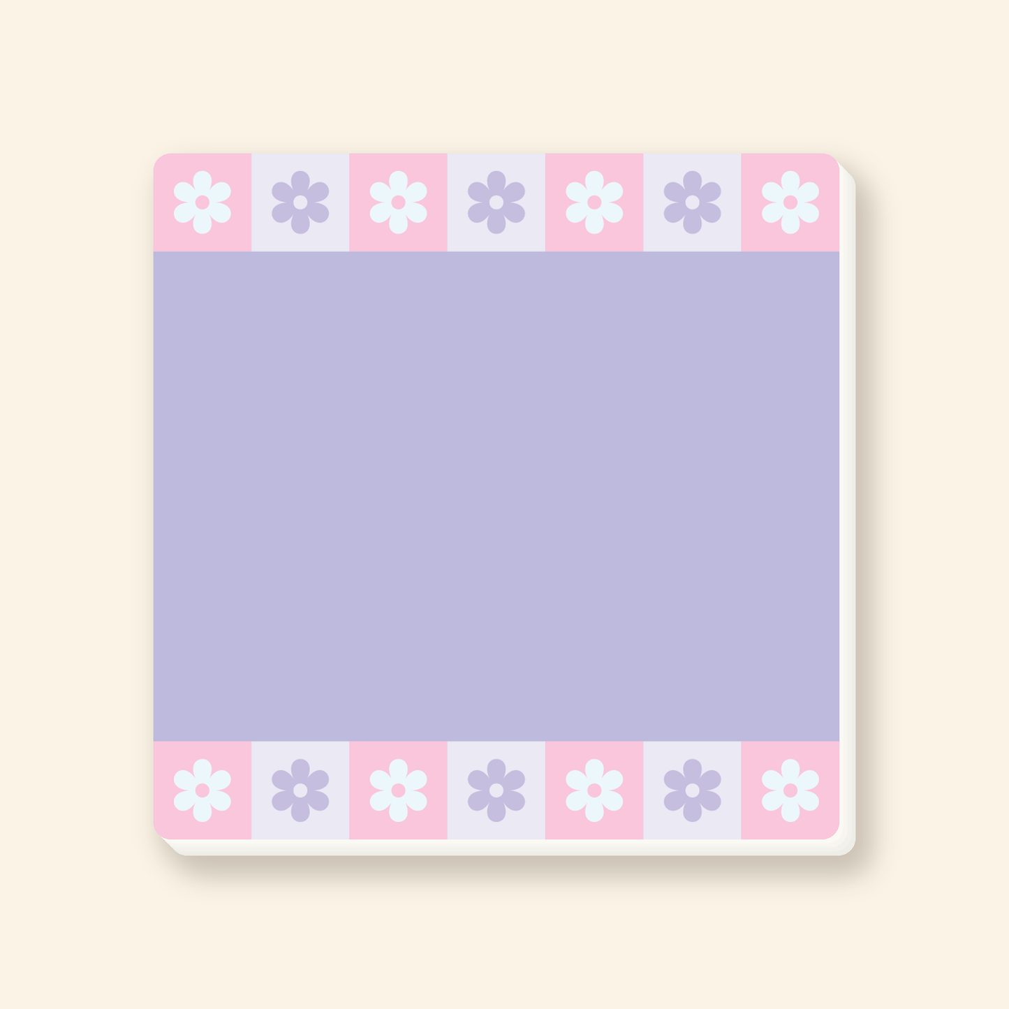 pastel sticky note pad