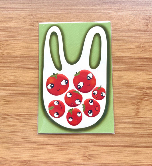 tomato bag art print