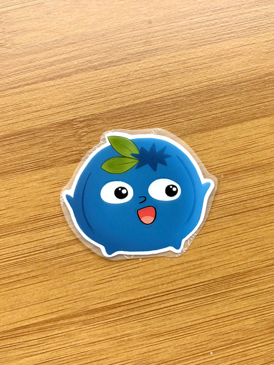 happy blueberry sticker