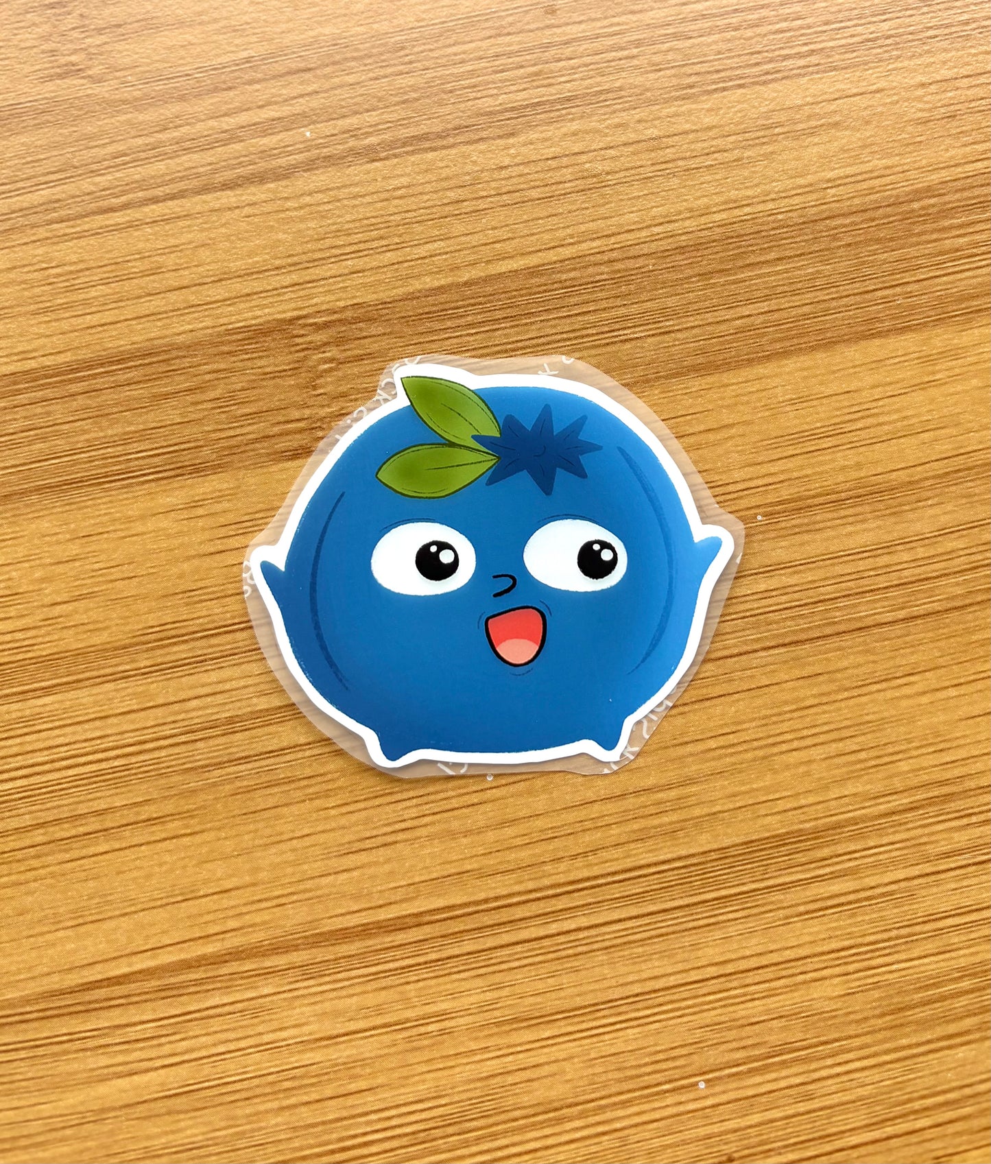 happy blueberry sticker
