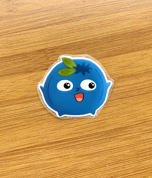 happy blueberry sticker