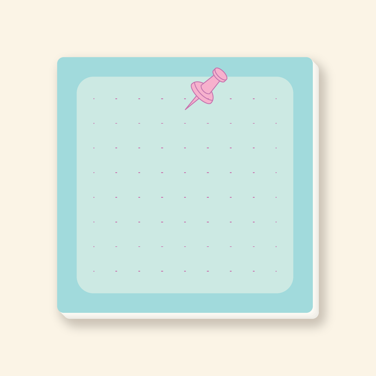 pastel sticky note pad