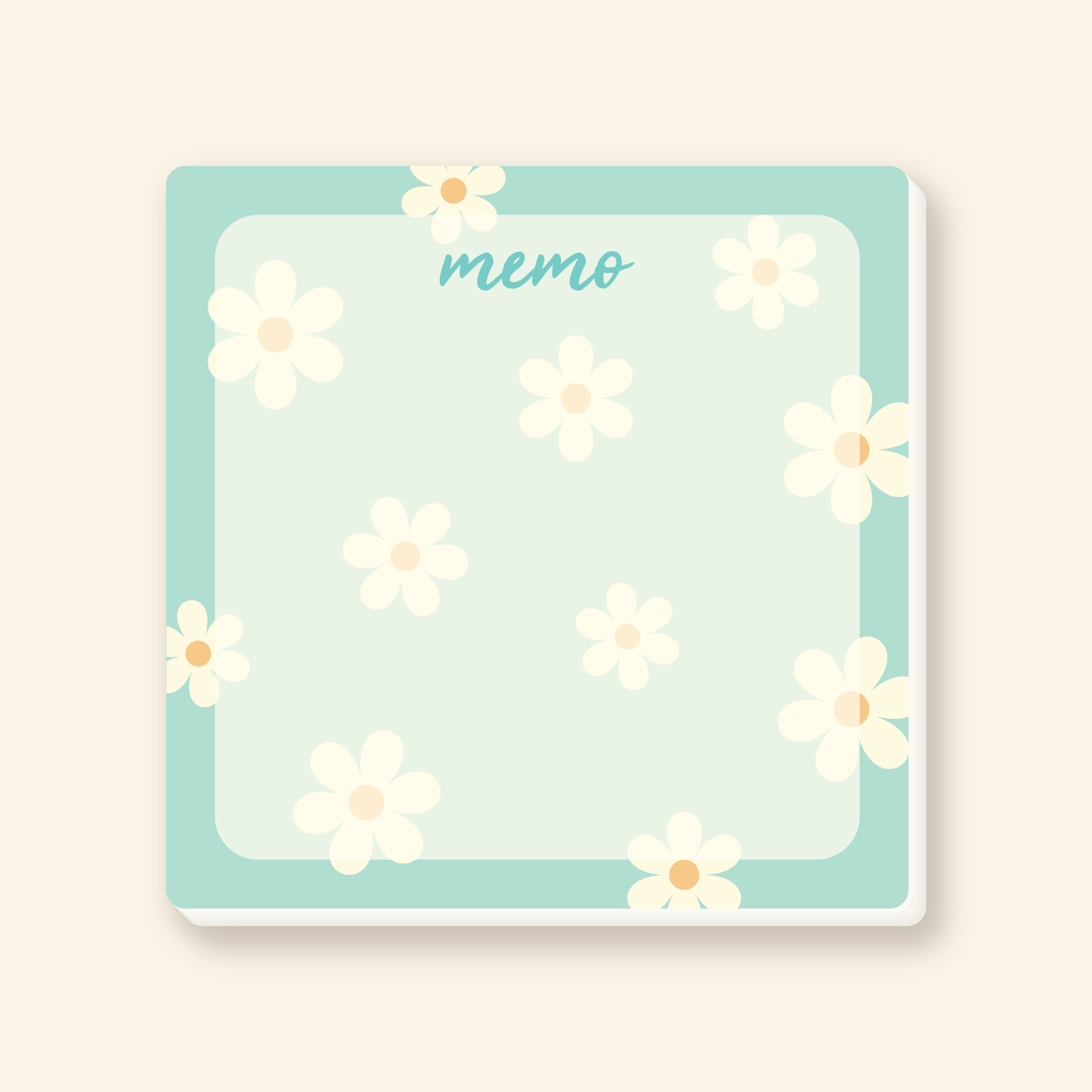 pastel sticky note pad