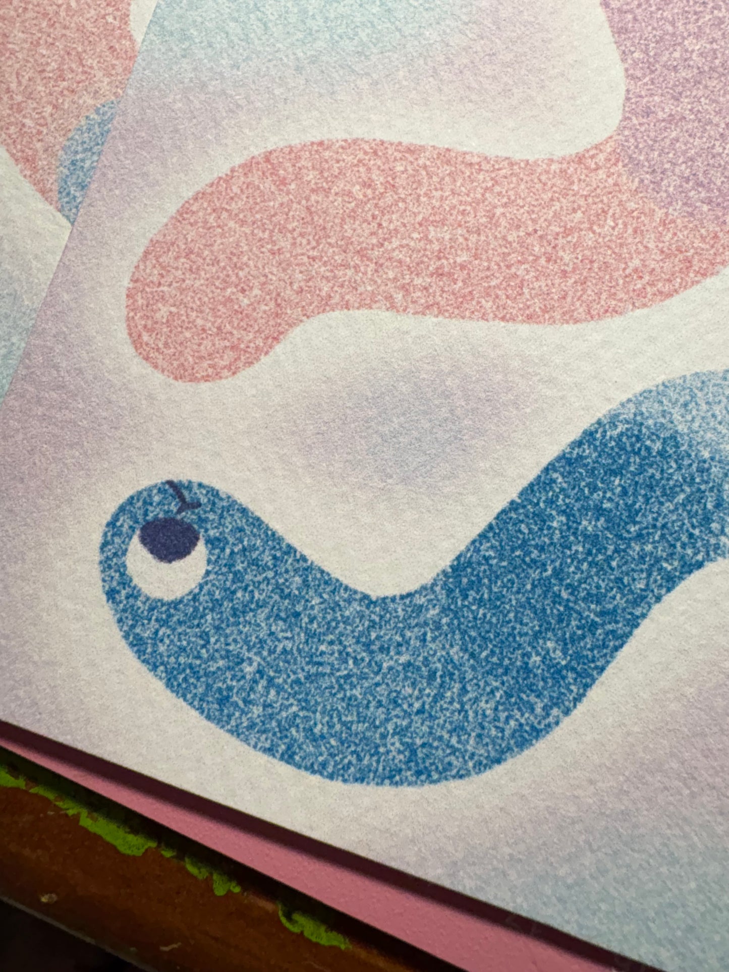 gummy worms galore art print