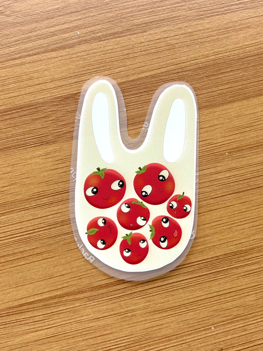 tomato bag sticker