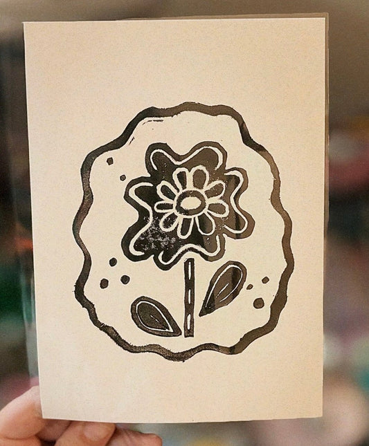 flower art print · 5x7