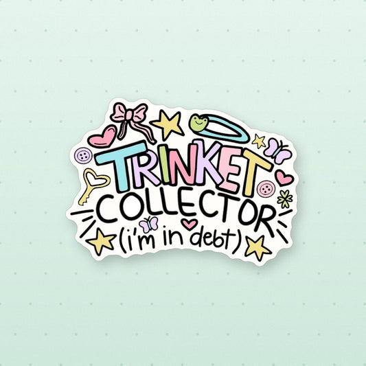 trinket collector sticker