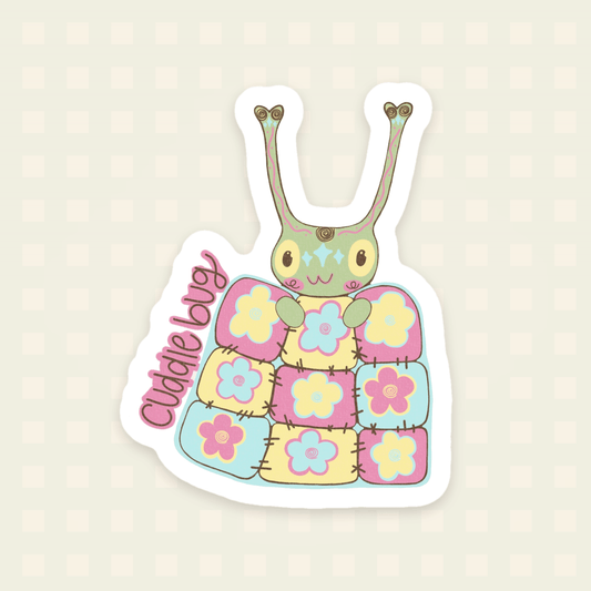 cuddle bug sticker