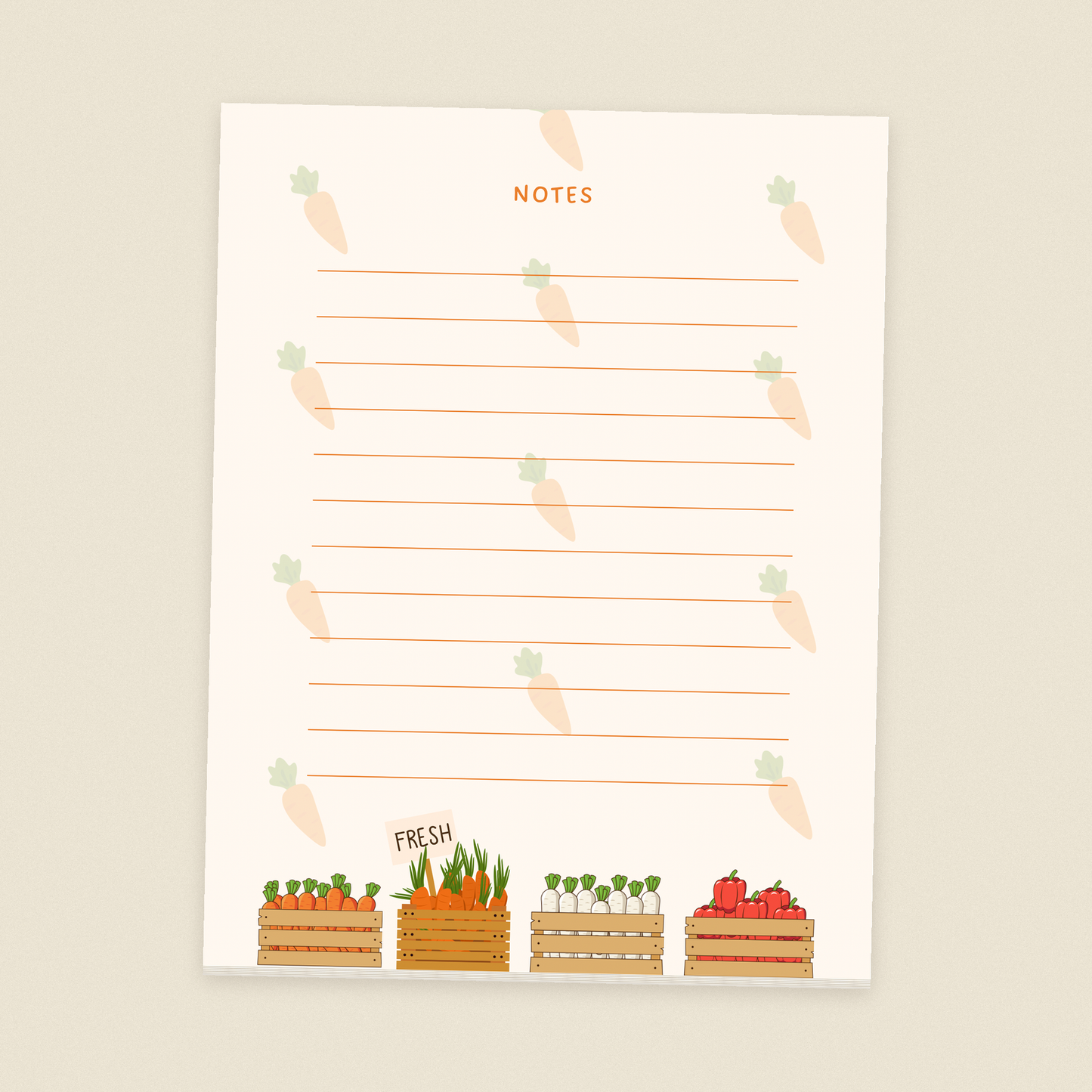 fresh market notepad
